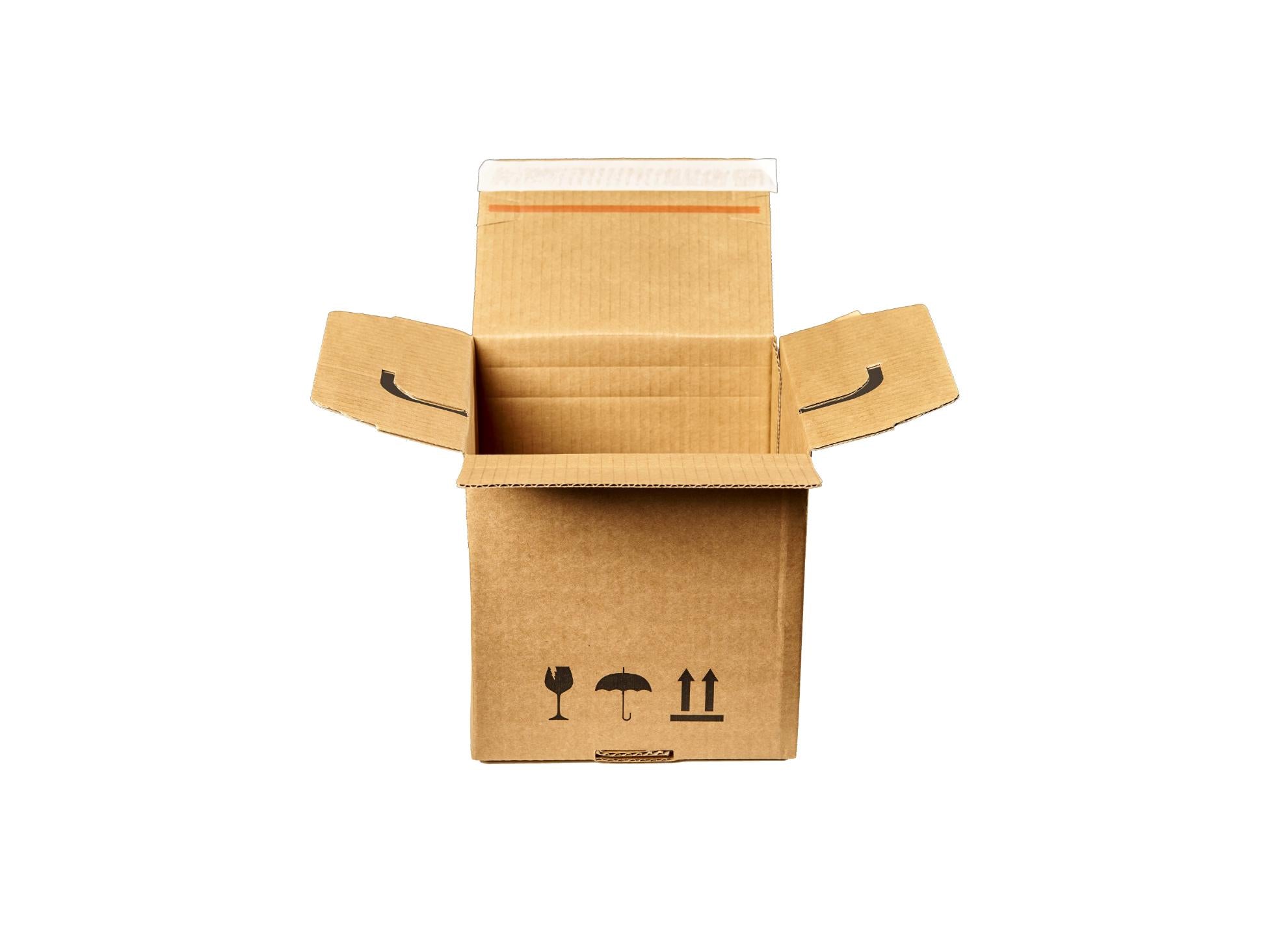 100 x Height Adjustable Shipping Box-Fefco 710, B Wave