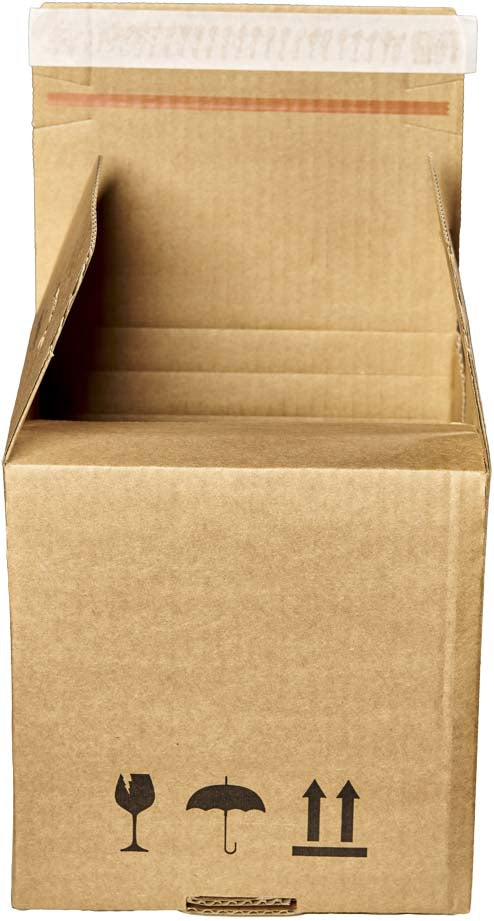 100 x Height Adjustable Shipping Box-Fefco 710, B Wave